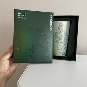 NWT starbucks ceramic 16 oz cup siren special 50th anniversary! Gift box